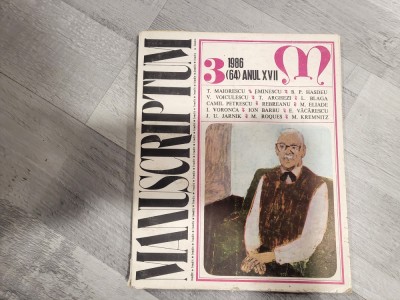 Manuscriptum nr 3/1986 foto