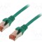 Cablul patch S/FTP 6 litat Cu LSZH verde 3m 27AWG DIGITUS