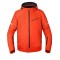 Geaca moto, windproof, impermeabila, protectii umeri coate si spate certificate CE, gluga detasabila, Orange, Motowolf
