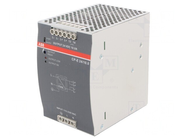 Alimentator Pulsatoriu pentru Șină DIN 240W 24VDC