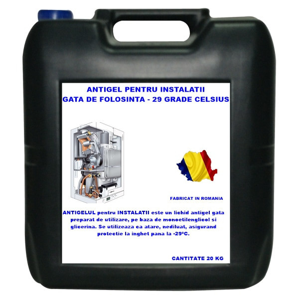 Antigel instalatii gata de folosinta -29 grade C Arca Lux, 20 Kg