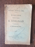 Discurs rostit de domnul A. Stolojan in sedinta de la 10 decembre 1893