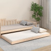 Cadru de pat, 100x200 cm, lemn masiv de pin, vidaXL