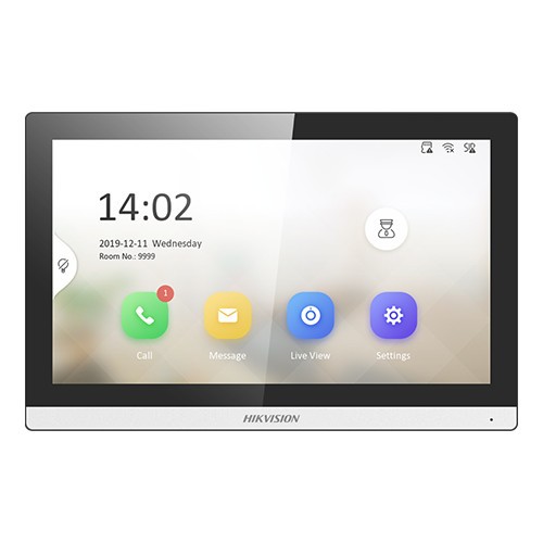 Monitor videointerfon TCP/IP, Wi-Fi, ecran LCD 7&#039;, Alarma - HIKVISION DS-KH6350-WTE1
