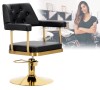 Scaun de coafat Ezra hidraulic rotativ pentru salonul de coafură scaun de coafor