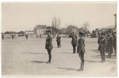 Regele Carol al II-lea la Timișoara, Școala de artilerie foto