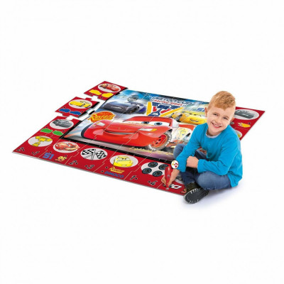 Puzzle GIGANT, interactiv, Cars 3, Clementoni, cu pix electronic, 24 piese foto