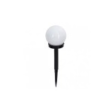 Lampa solara LED glob plastic H 38 cm