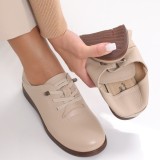 Pantofi dama casual Bej din Piele Naturala Samiana, 37