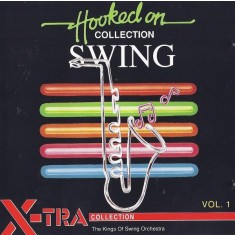 CD The Kings Of Swing Orchestra, Larry Elgart &amp; His Manhattan Swing Orchestra* &ndash; Hooked On Swing - Vol. 1 (-VG)