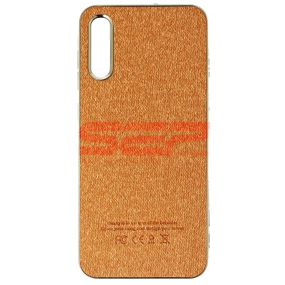 Toc TPU Leather Denim Samsung Galaxy A70 Gold foto