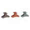 Set Clame de Păr, 6 cm, Multicolor, 3 Bucăți