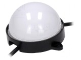 Banda LED RGB IP68 180&deg; 12 diode 5050 PLCC6 &Oslash;100mm 24VDC