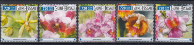 Guinea Bissau - Flori - ORHIDEE - MNH - Michel = 13,50 Eur. foto