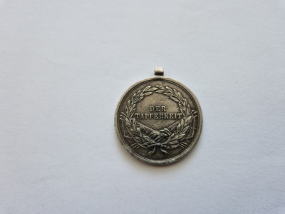 Medalie din Argint Der Tapferkeit -Franz Joseph- Kaiser von Oesterreich foto