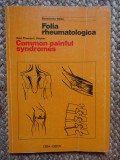 Common painful syndromes - Prof. Thomas L. Vischer