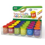 Ascutitoare de creion cu 2 gauri si container Neon, 6 modele (24 buc/display)