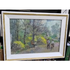 A.CONSTANTINESCU -IN PARC, ULEI PE CARTON