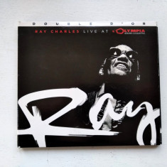 CD + DVD Ray Charles - Live at Olympia, Double Dór, Edition Speciale