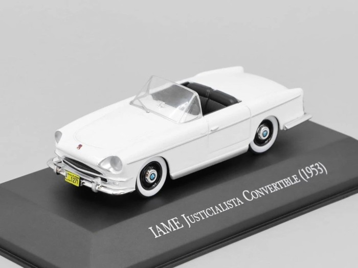 Machetă IAME Justicialista Convertible (1953) alb 1/43