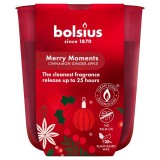 Sviečka Bolsius True Glow, 80x73 mm, jablko/&scaron;korica, v skle