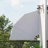 vidaXL Copertină laterală pliabilă de balcon, gri, 140x140 cm 41575