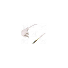 Cablu alimentare AC, 1.5m, 3 fire, culoare alb, cabluri, CEE 7/7 (E/F) &#351;tecar in unghi, LOGILINK - CP136