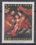 Venezuela 1968 - &bdquo;Sf&acirc;nta Familie&rdquo; de F. J. de Lerma, PA, MNH