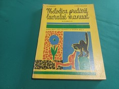 METODICA PREDĂRII LUCRULUI MANUAL &Icirc;N CLASELE I-IV * ION ȘEREDEANU / 1972 * F