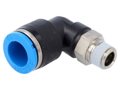 Racord push-in 90&amp;deg; QS 10mm 6bar foto
