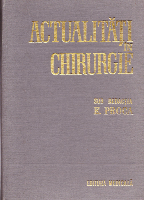 AS - E. PROCA - ACTUALITATI IN CHIRURGIE