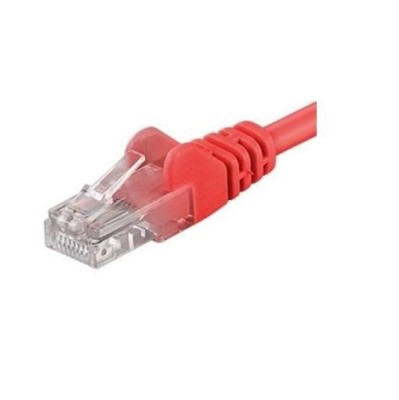 PACHCORD UTP RJ45-RJ45 Cat.5e 0.25m ROSU foto