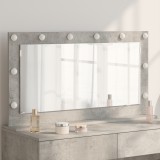 vidaXL Oglindă de Toaletă Gri beton Beton 100 x 55 x 18 cm Oglindă