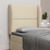 vidaXL Ureche pentru Tăblie Crem 80 x 23 x 6 cm țesătură 346561