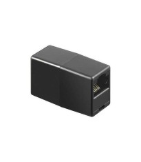 Adaptor prelungire RJ45 mama-mama negru Goobay foto