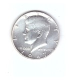 Moneda SUA 1/2 dollar/dolar 1967, stare buna, curata