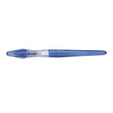 Stilou Plumix Neon Pilot varf fin, corp Neon albastru