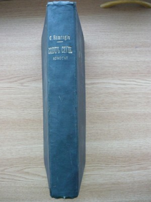 C. HAMANGIU / N. GEORGEAN - CODUL CIVIL ADNOTAT - volumul V ( IX ) foto