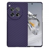 Husa pentru OnePlus 12, Techsuit, Carbonite FiberShell, Mov