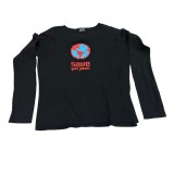 Bluza Save your planet , culoarea negru , marimea 10-11 ani