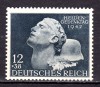 ✅ (S42) Germania Reich 1942 &quot;Ziua Comemorarii Eroilor &quot; serie completa Michel 812, MNH ( mic spot original in hartie ), Nestampilat