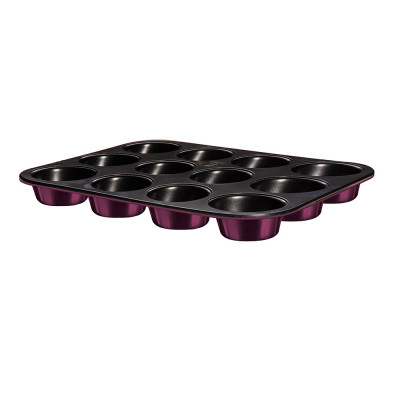 Tava marmorata muffin 12 locuri Purple Eclipse Berlinger Haus BH 6800 foto