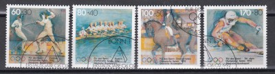 Germania 1992 - Jocurile Olimpice de la Barcelona si Albertville, Stampilat foto
