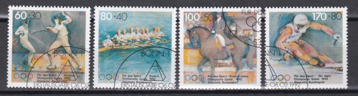 Germania 1992 - Jocurile Olimpice de la Barcelona si Albertville, Stampilat