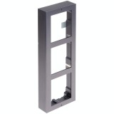 Rama Montaj Aparent 3 Module HIKVISION DS-KD-ACW3 pentru Interfon Modular, Aluminiu, IP65