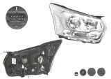 Far Ford Transit, 01.2014-05.2016, fata, Dreapta, cu daytime running light; H15+H7+PY21W+W5W; electric; silver, BestAutoVest