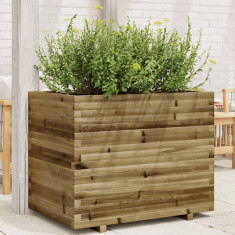 vidaXL Jardinieră de grădină, 90x60x72 cm, lemn de pin impregnat
