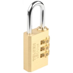 Lacat din alama cu cifru 30 mm, Industrial LOCKplus, Tolsen