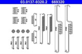 ATE Set accesorii, sabot de frana