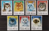 BC830, Guinea Bissau 1985, serie fauna, pisici